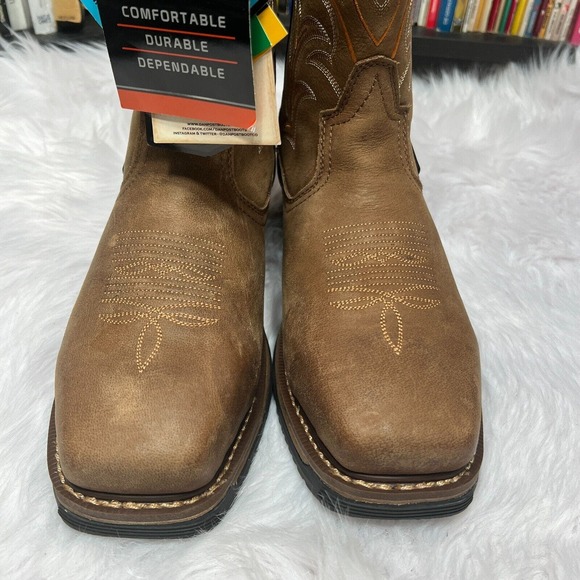 DAN POST STORMS EYE COMPOSITE TOE BOOTS SIZE 9 M - Picture 4 of 11